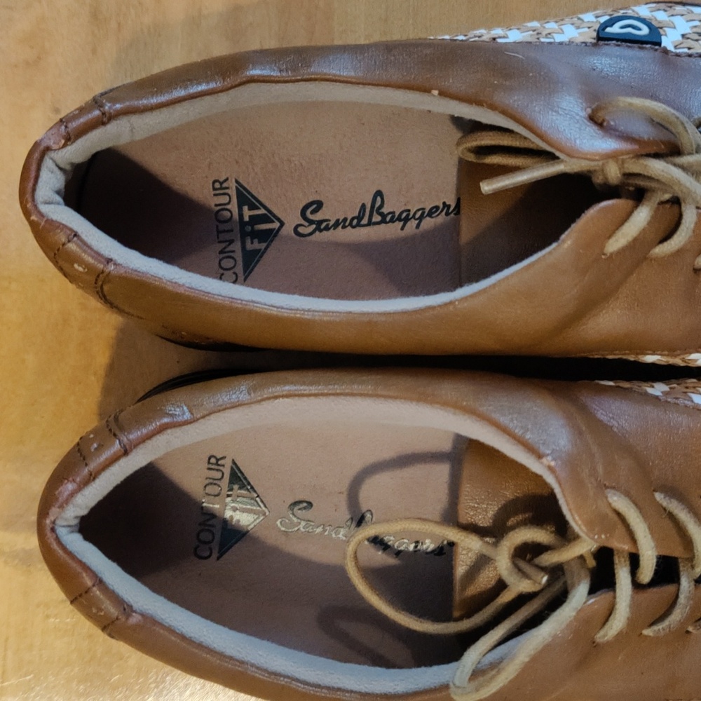 Sandbaggers Charlie Women's Golf Shoes Brown Size 10 - Picture 12 of 12